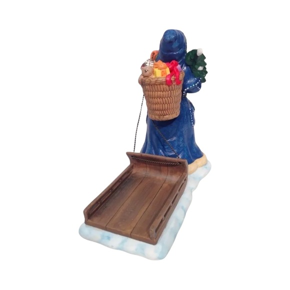 Party Lite Candle Holder Santa Sled P8571 Christmas - Picture 6 of 11